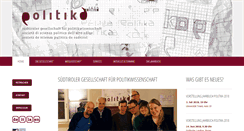 Desktop Screenshot of politika.bz.it